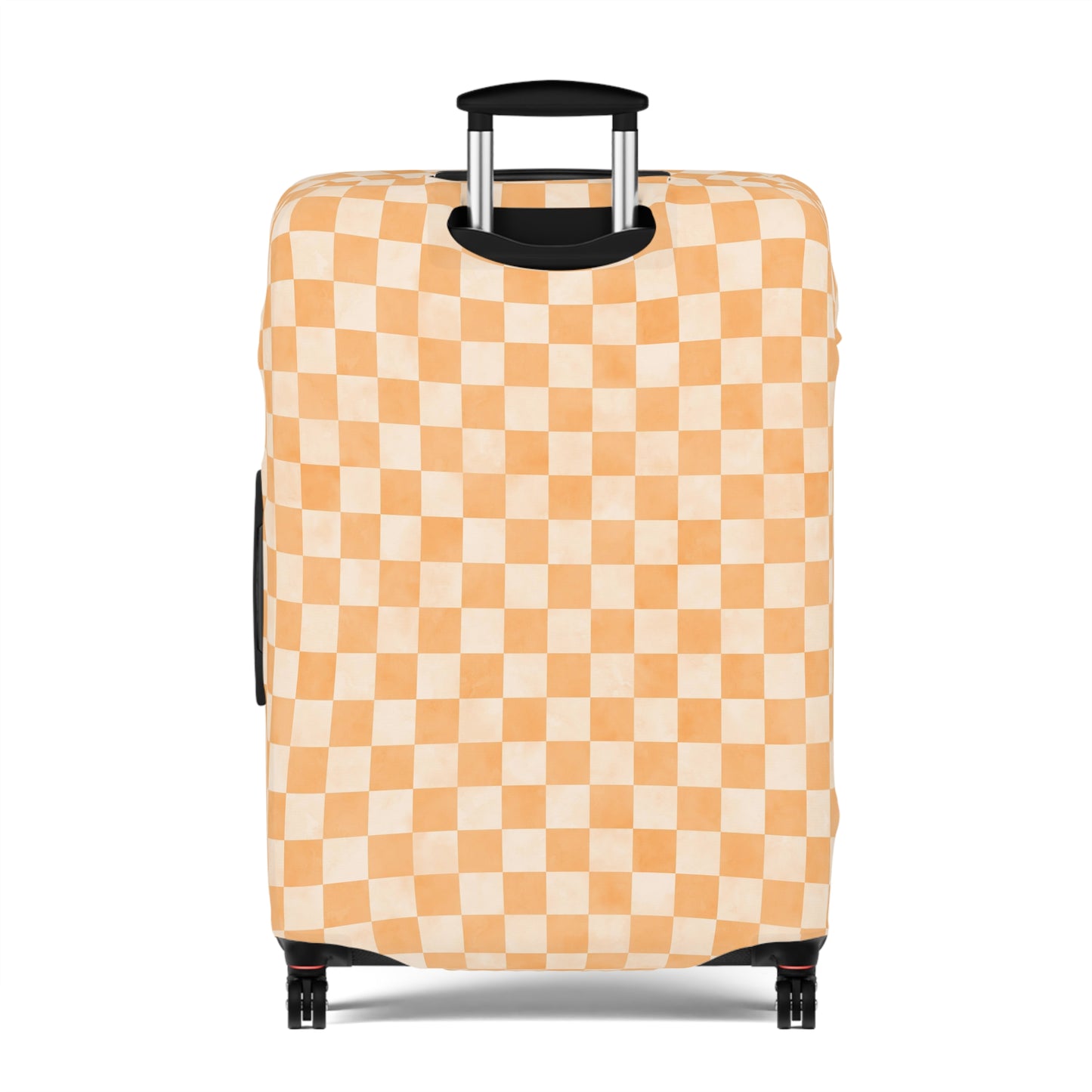 Pastel Checkers Luggage Cover - Checkers Suitcase Cover