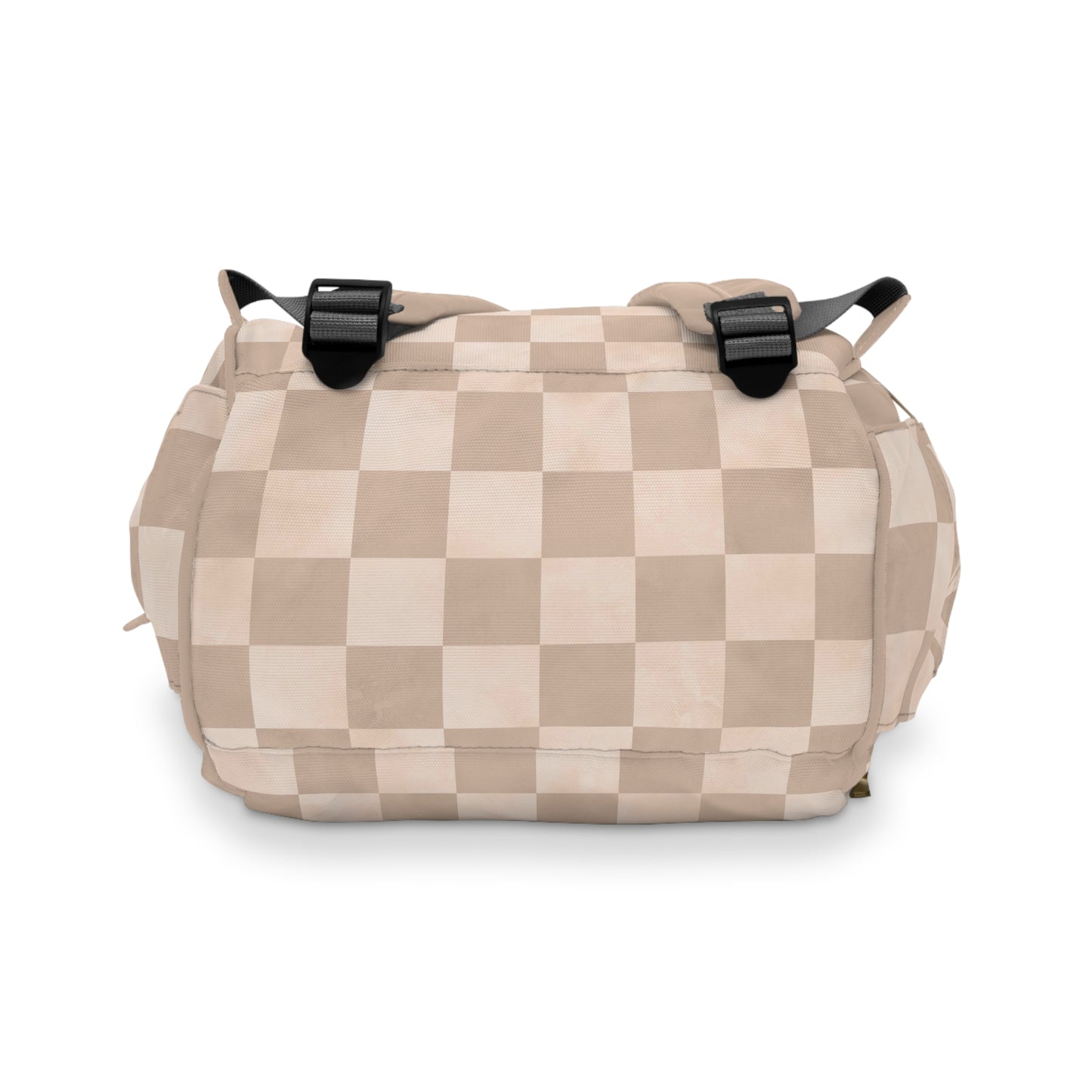 Pastel Checkers Diaper Backpack - Chic & Practical Baby Bag with Checkerboard Patterns, Perfect for Minimalist Parents