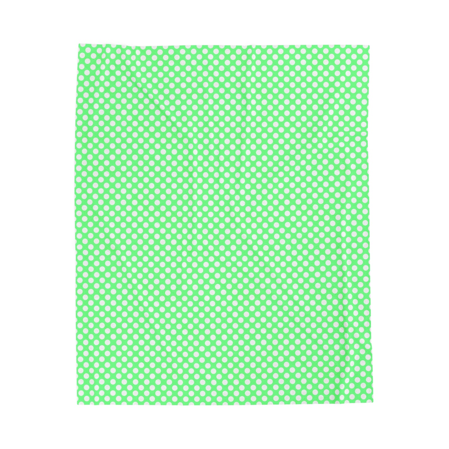 Pastel Polka Dot Velveteen Plush Blanket | Soft, Playful, Luxurious and Comforting | Available in Multiple Sizes
