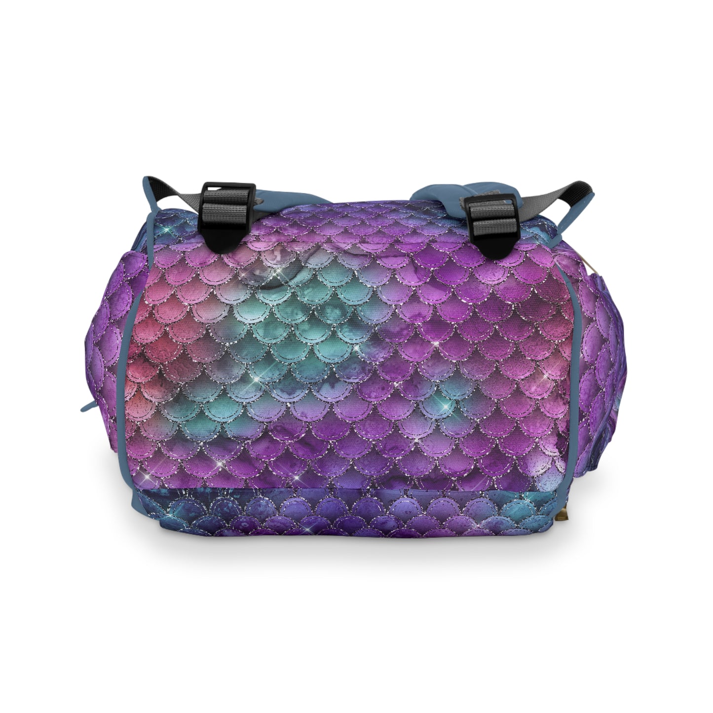 Mermaid Diaper Backpack - Magical & Multifunctional Nappy Bag with Ocean-Inspired Mermaid Patterns