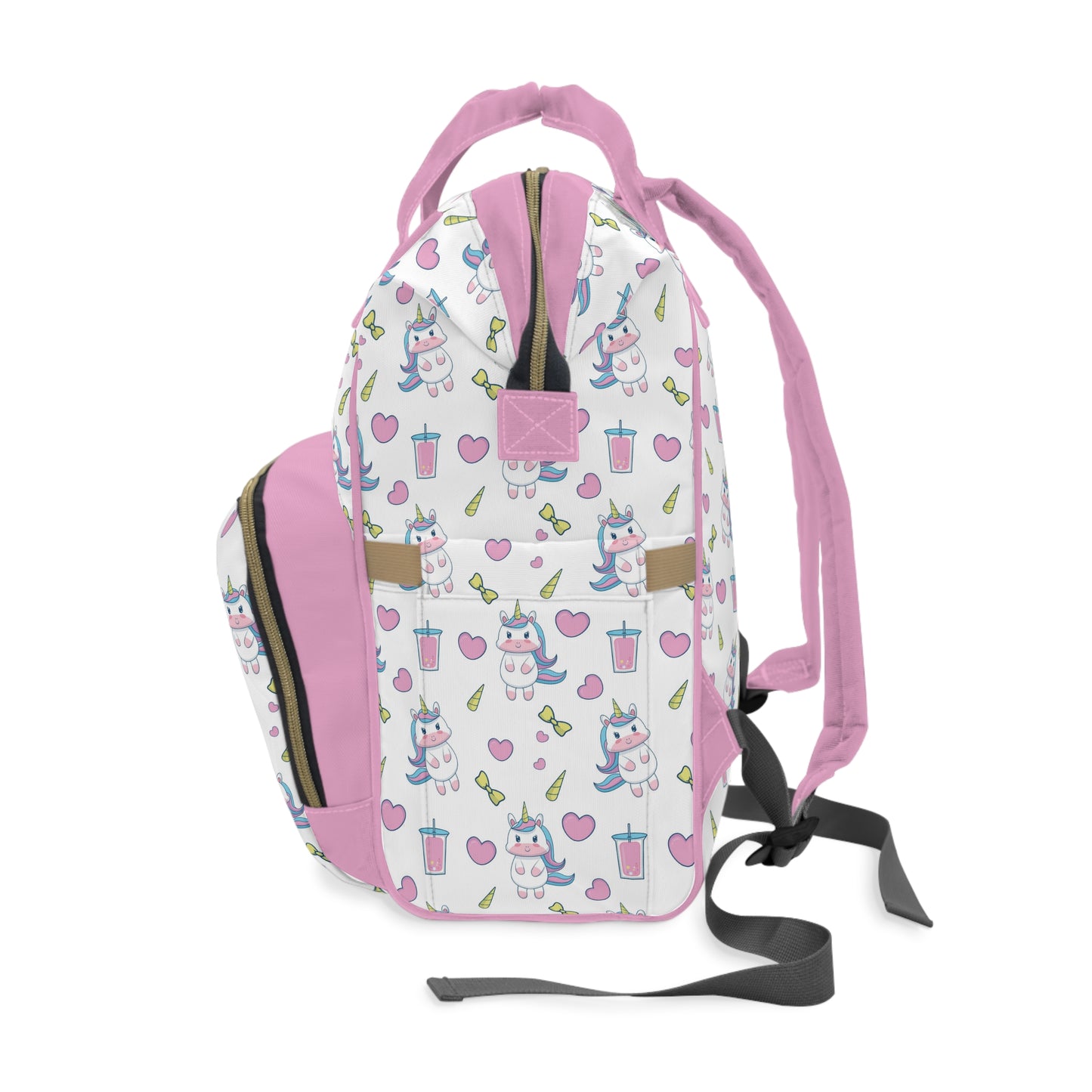Multifunctional Unicorn Diaper Backpack - Magical Storage Solution for Busy Parents