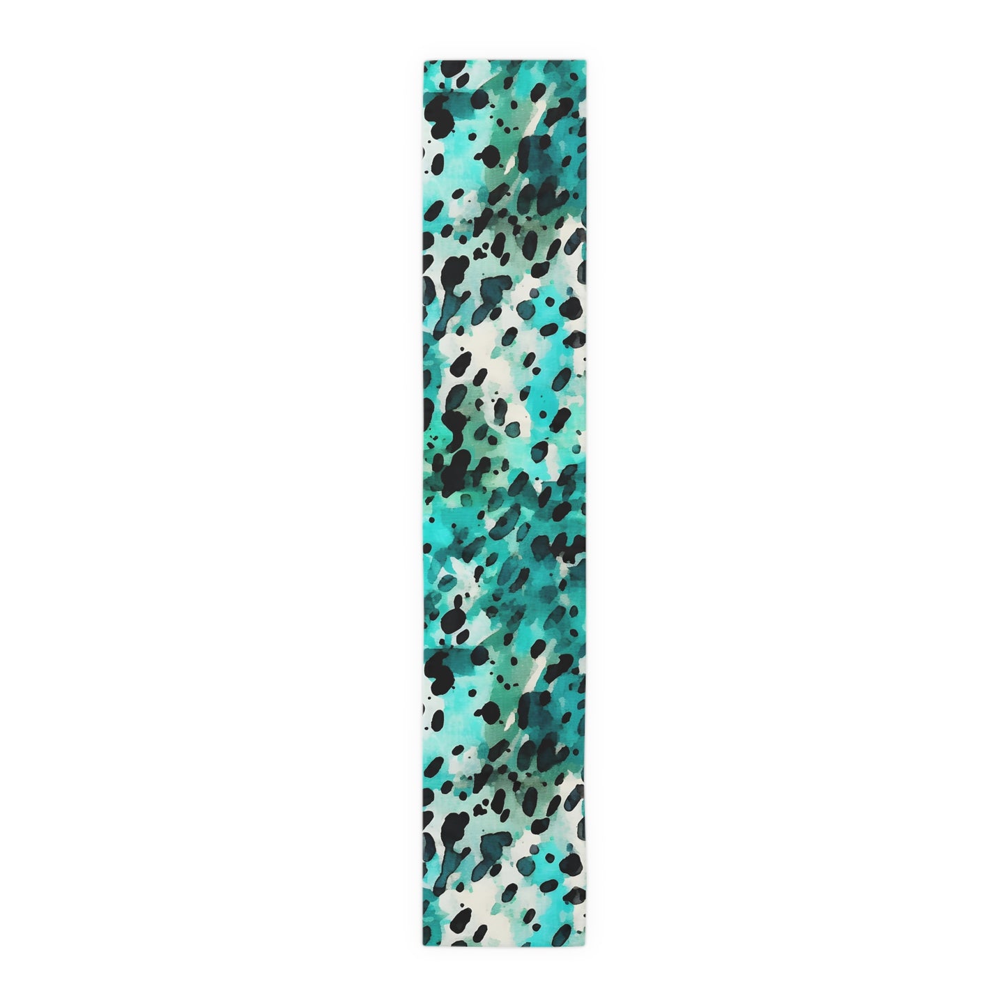 Cow Print Table Runner - Chic Farmhouse Style, Available in Cotton Twill or Polyester - Elevate Your Home Decor