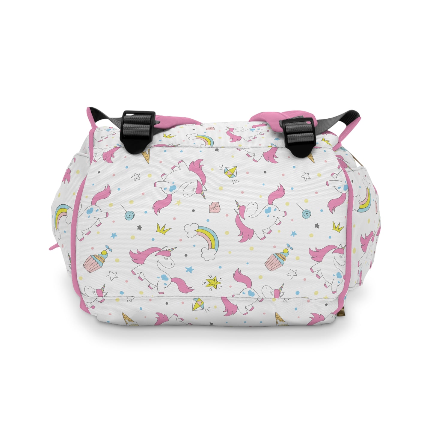Multifunctional Unicorn Diaper Backpack - Magical Storage Solution for Busy Parents