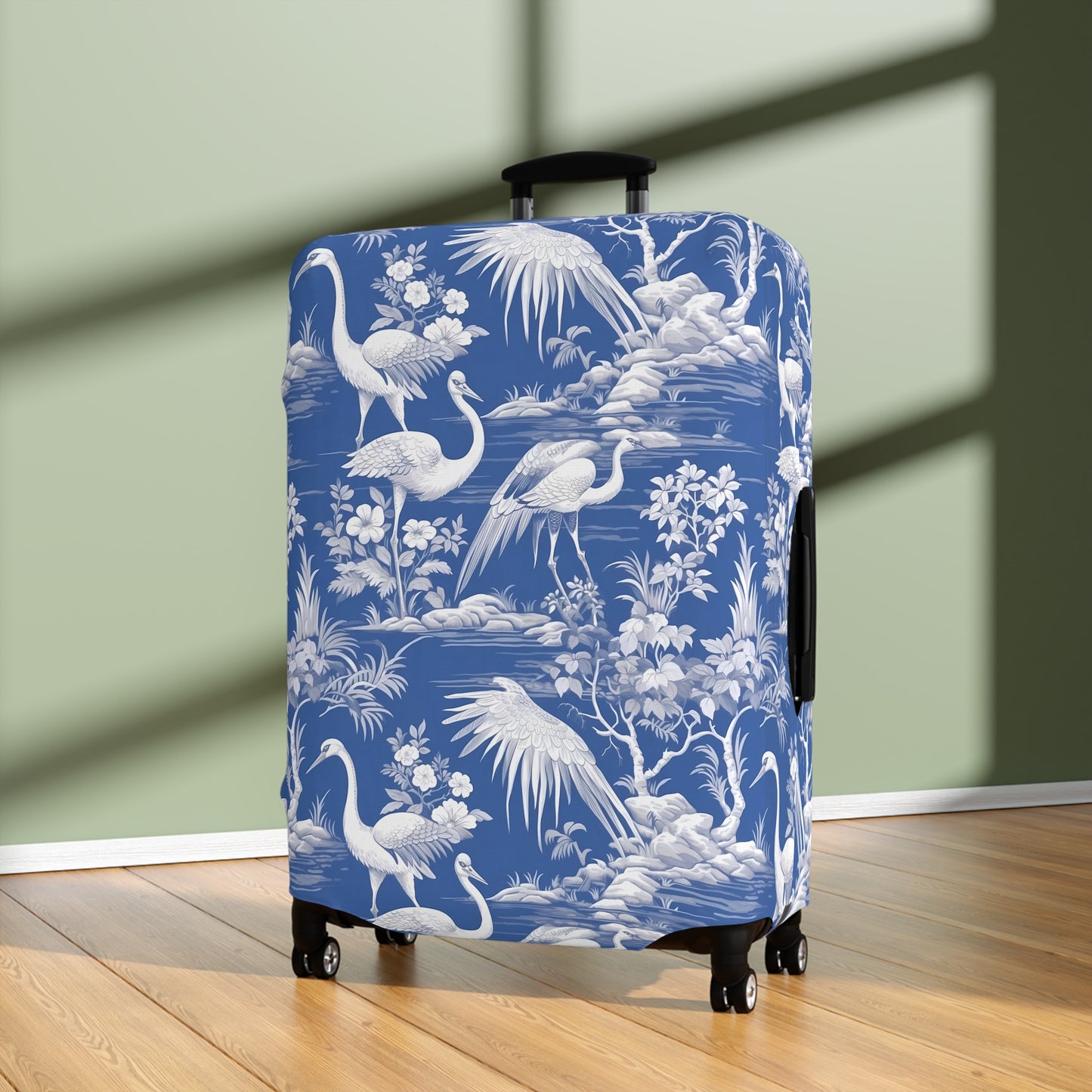 Chinoiserie Luggage Cover - Elegant Suitcase Protector