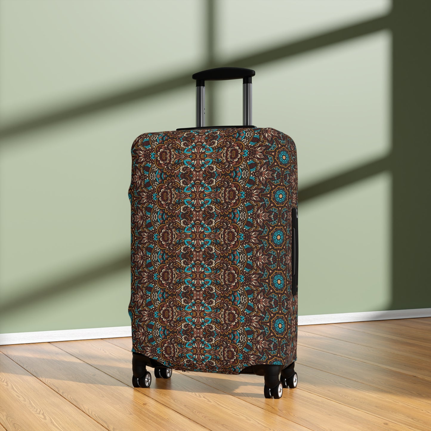 Mandala Luggage Cover - Stylish Mandala Suitcase Protector
