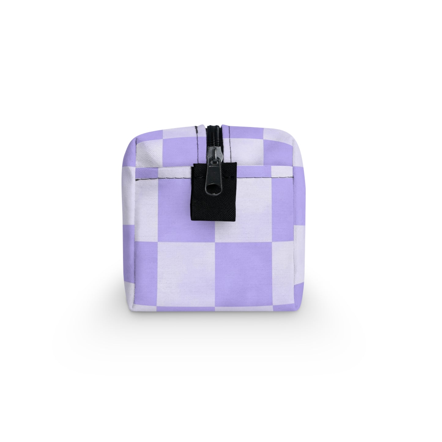 Pastel Checkers Toiletry Bag - Water-Resistant & Chic Cosmetic Organizer - Lightweight Travel Pouch - Elegant Bathroom Accessory