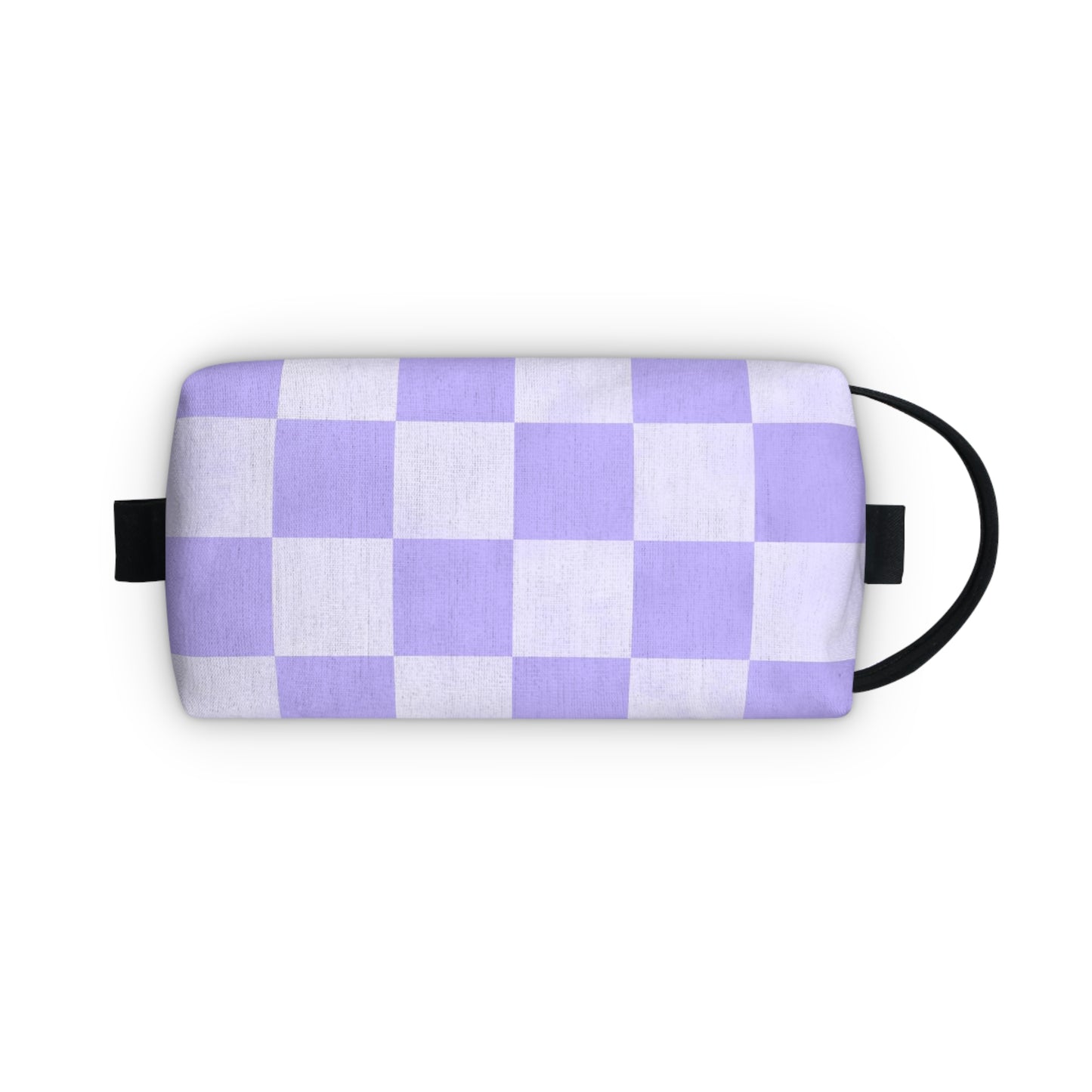 Pastel Checkers Toiletry Bag - Water-Resistant & Chic Cosmetic Organizer - Lightweight Travel Pouch - Elegant Bathroom Accessory