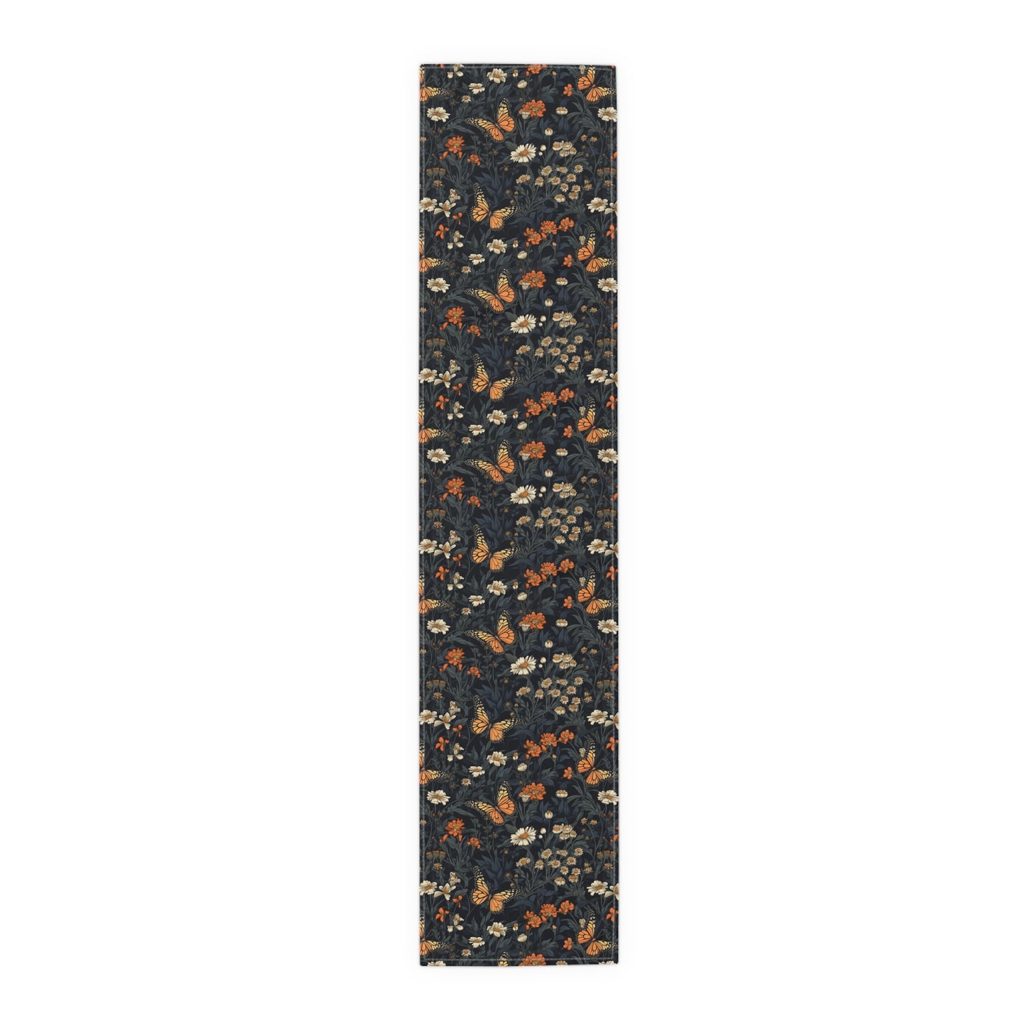 Butterfly Table Runner - Vibrant Patterns, Cotton Twill or Polyester - Perfect for Home Decor & Unique Gifts