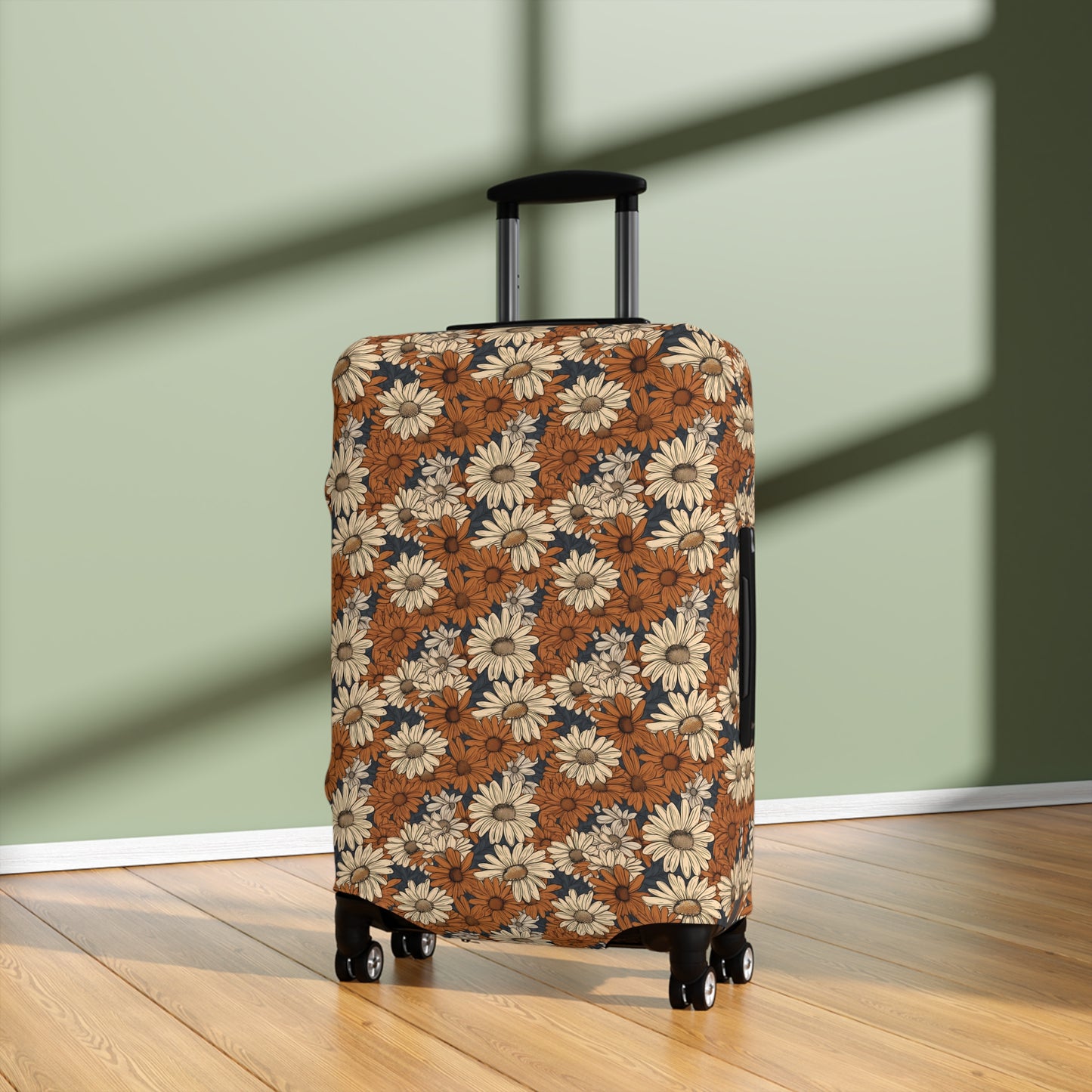 Daisy Luggage Cover - Daisy Floral Suitcase Protector
