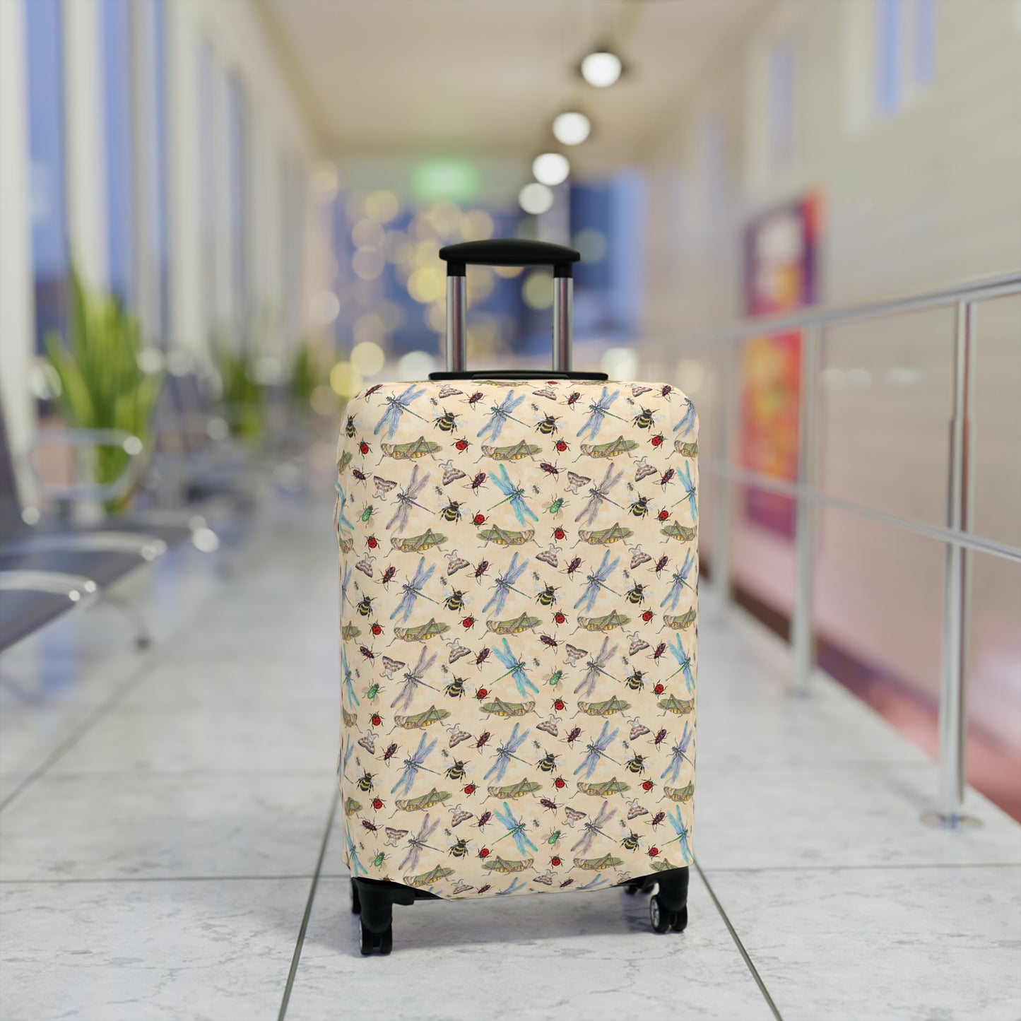 Insect Luggage Cover - Stylish Insect Printed Suitcase Protector