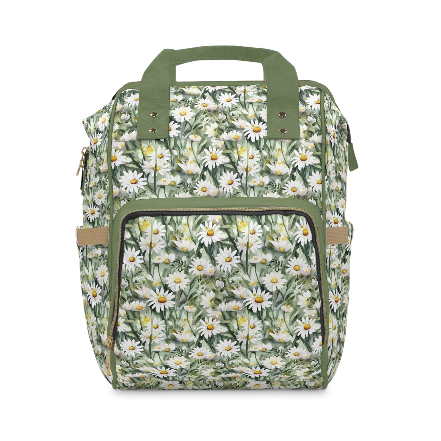 Daisy Diaper Backpack - Charming & Multifunctional Baby Bag with Daisy Patterns, Perfect for Nature-Loving Parents