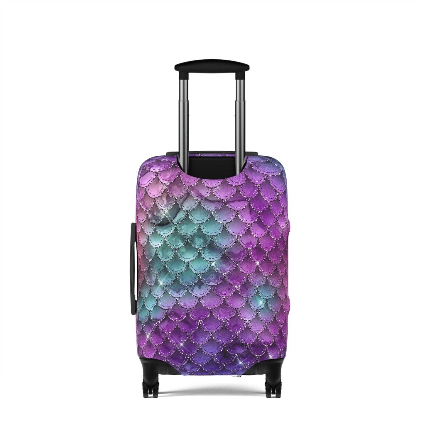 Mermaid Scales Luggage Cover - Mermaid Suitcase Cover