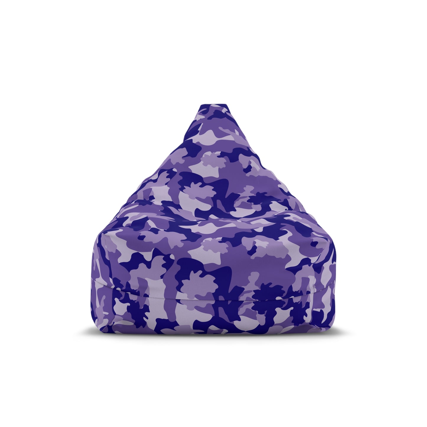 Camouflage Bean Bag Chair Cover - Durable Polyester, Locking Zipper, 2 Sizes Camo Bean Bag Cover