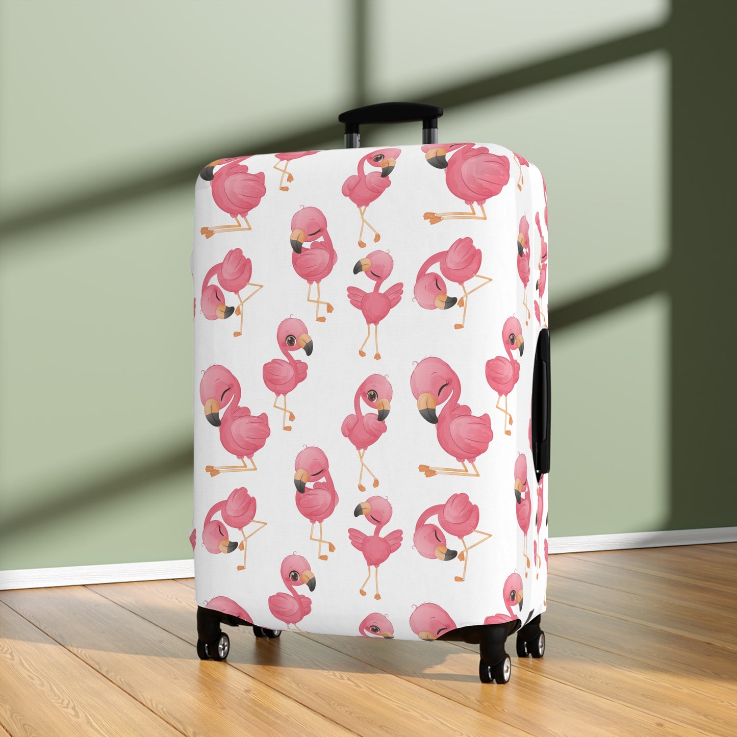 Flamingo Luggage Cover - Tropical Suitcase Protector