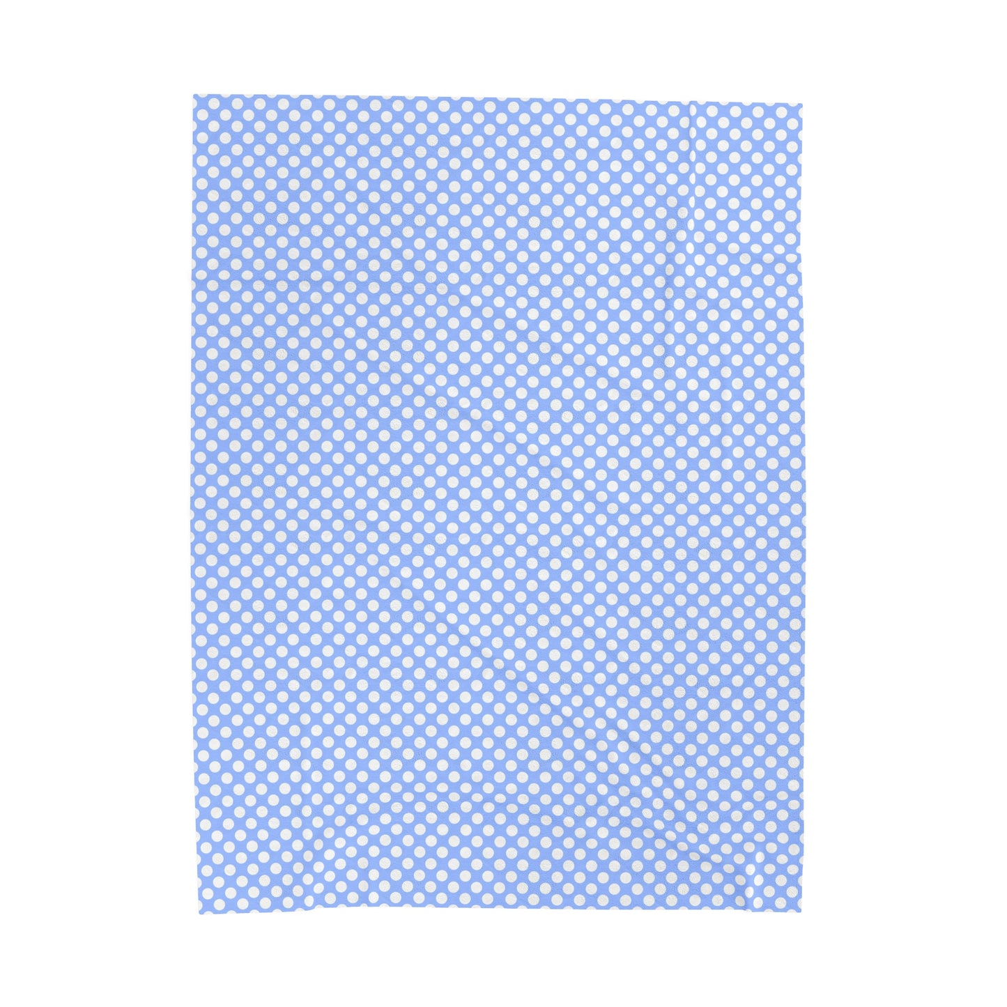 Pastel Polka Dot Velveteen Plush Blanket | Soft, Playful, Luxurious and Comforting | Available in Multiple Sizes