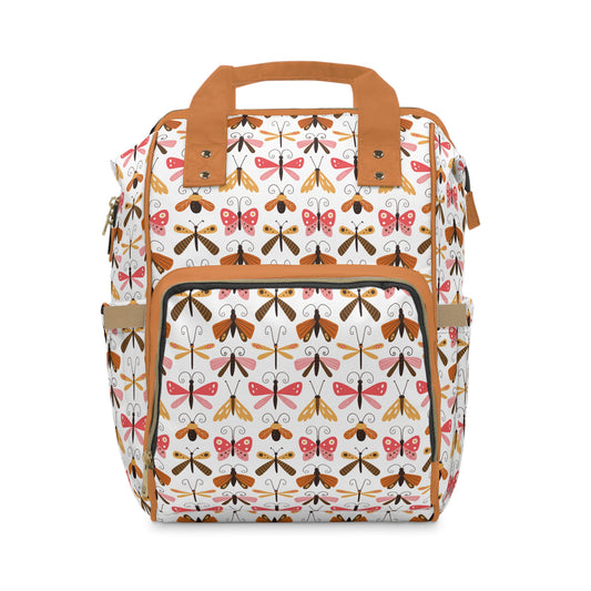 Insect Diaper Backpack - Whimsical Baby Bag with Colorful Insect Patterns, Perfect for Nature-Loving Parents