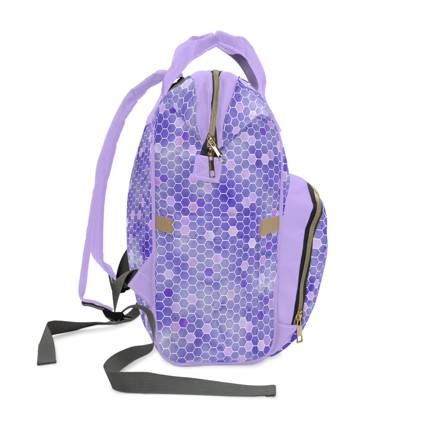 Honey Bee Diaper Backpack - Eco-Friendly & Stylish Baby Bag with Buzzing Bee Motifs, Perfect for Nature-Loving Parents