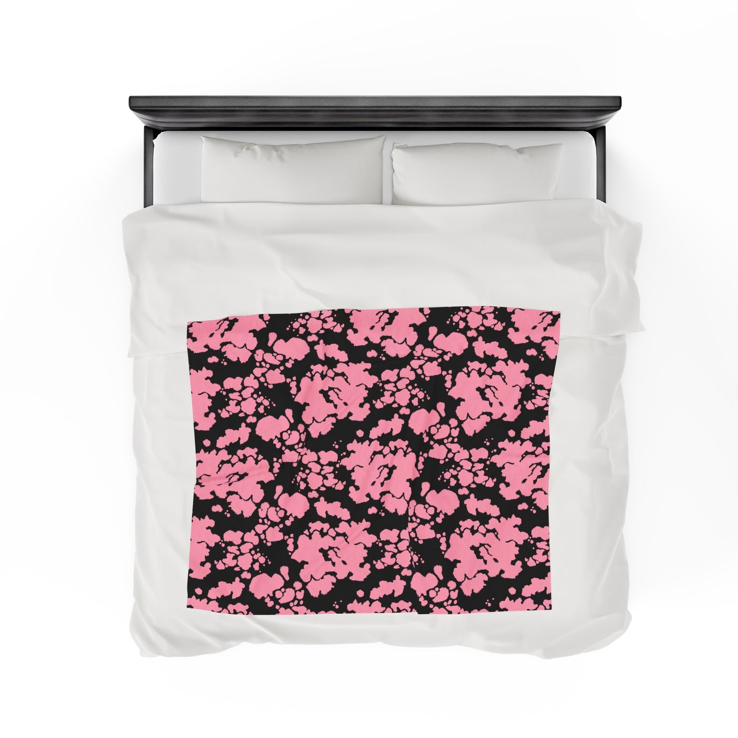 Cowhide Velveteen Plush Blanket | Soft, Rustic, Luxurious and Comforting | Available in Multiple Sizes