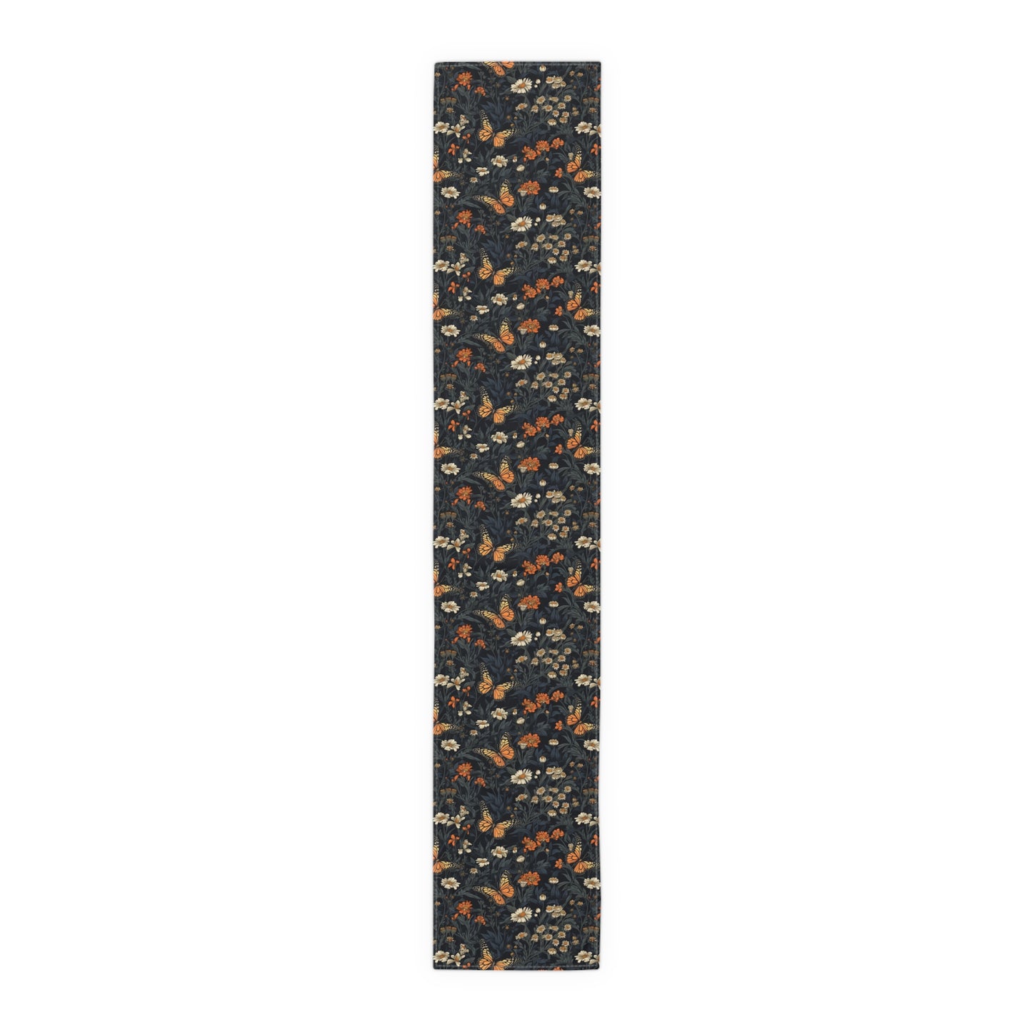 Butterfly Table Runner - Vibrant Patterns, Cotton Twill or Polyester - Perfect for Home Decor & Unique Gifts