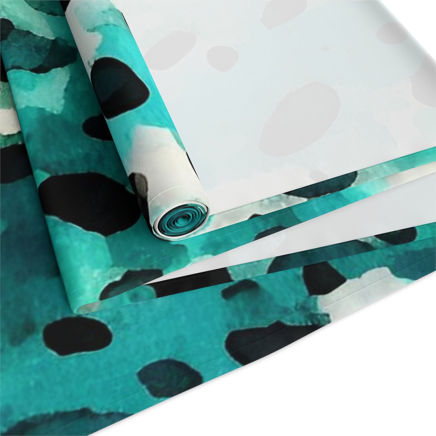 Cow Print Table Runner - Chic Farmhouse Style, Available in Cotton Twill or Polyester - Elevate Your Home Decor