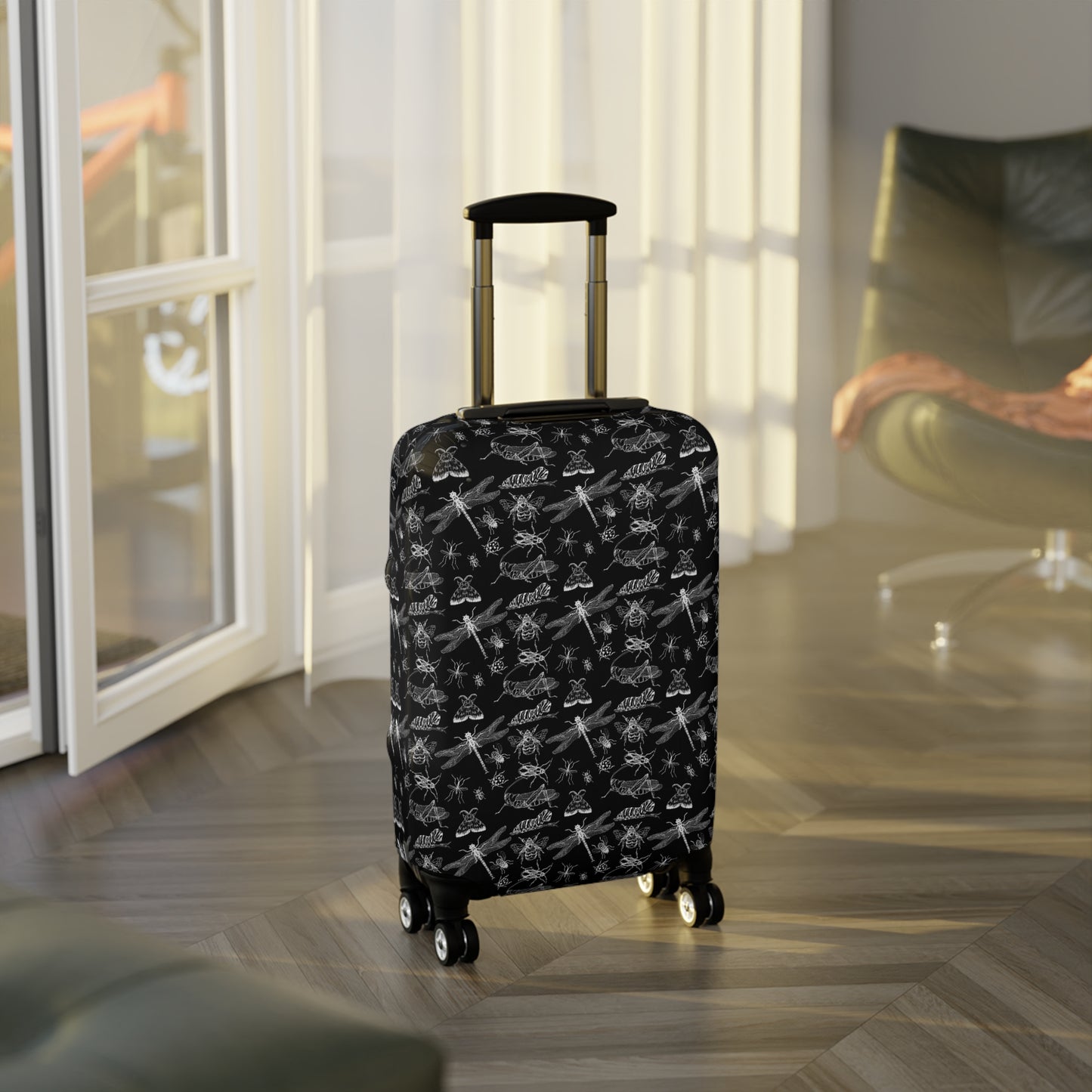 Insect Luggage Cover - Stylish Insect Printed Suitcase Protector