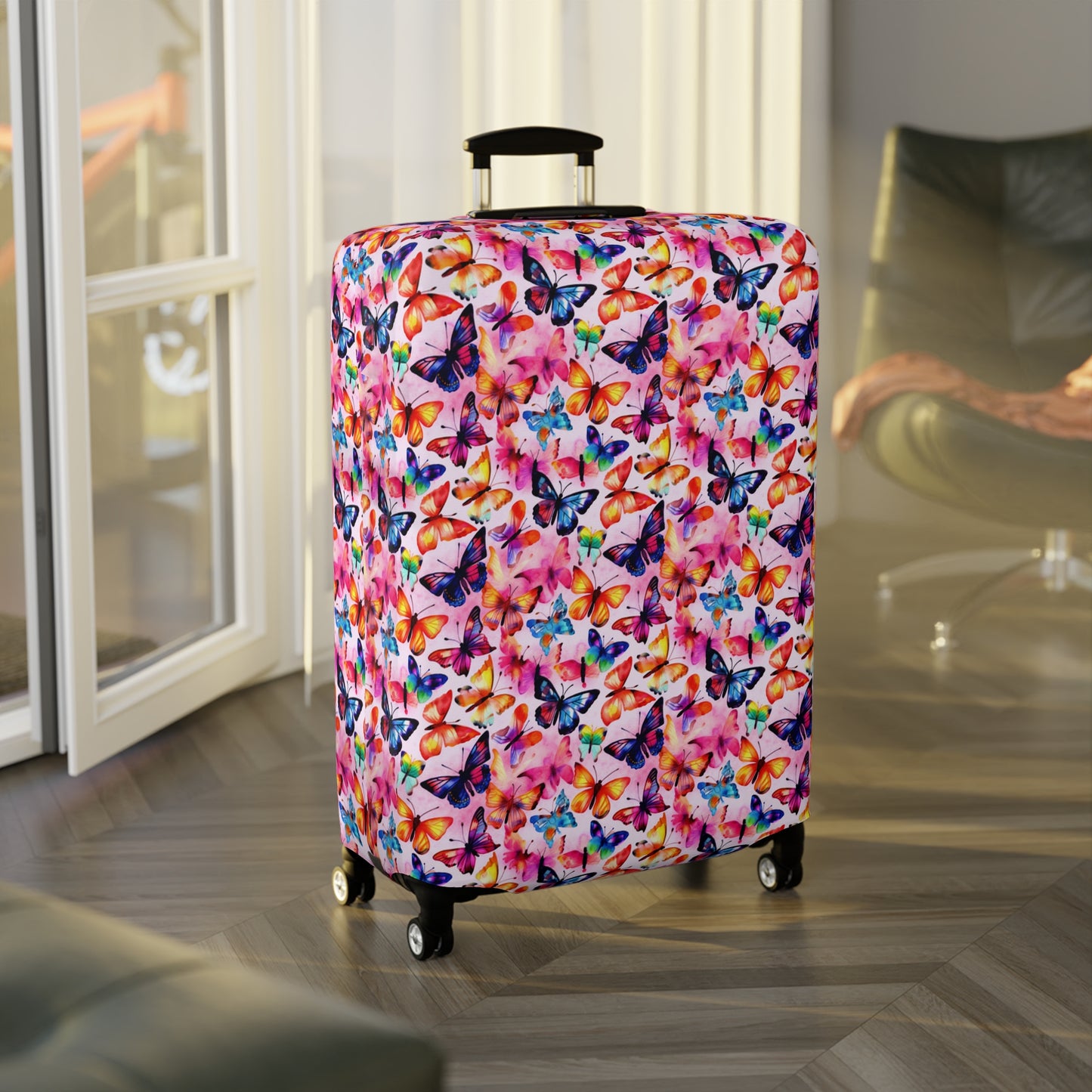 Butterfly Luggage Cover - Chic Suitcase Cover