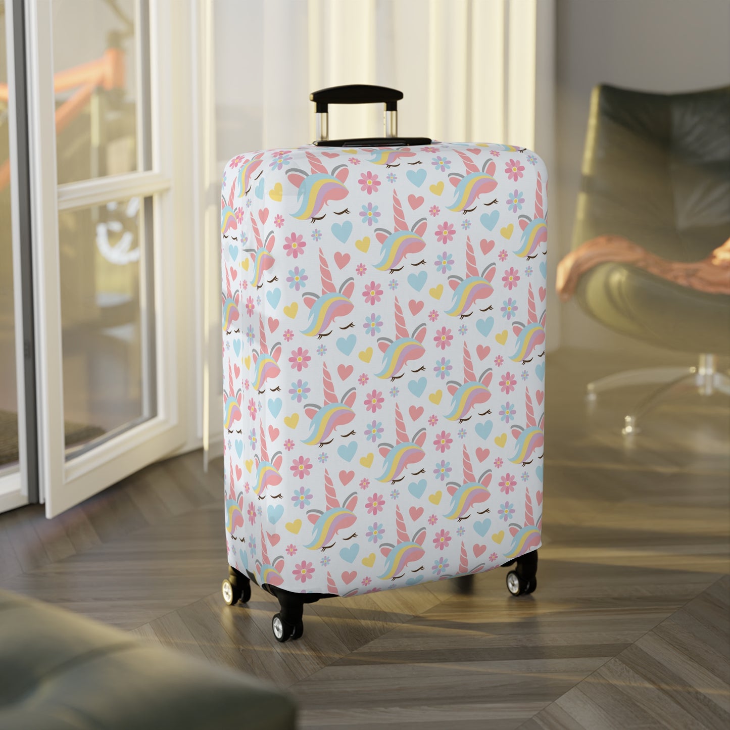Unicorn Luggage Cover - Magical Suitcase Protector