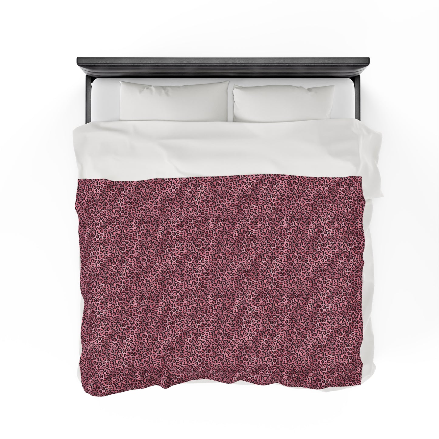 Leopard Velveteen Plush Blanket | Soft, Exotic, Luxurious and Comforting | Available in Multiple Sizes