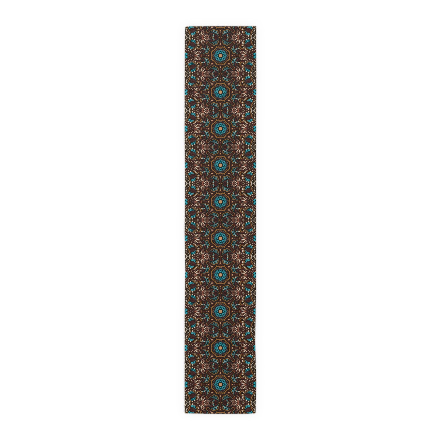 Mandala Print Table Runner - Intricate Patterns, Cotton Twill or Polyester - Ideal for Decorative Home Accents