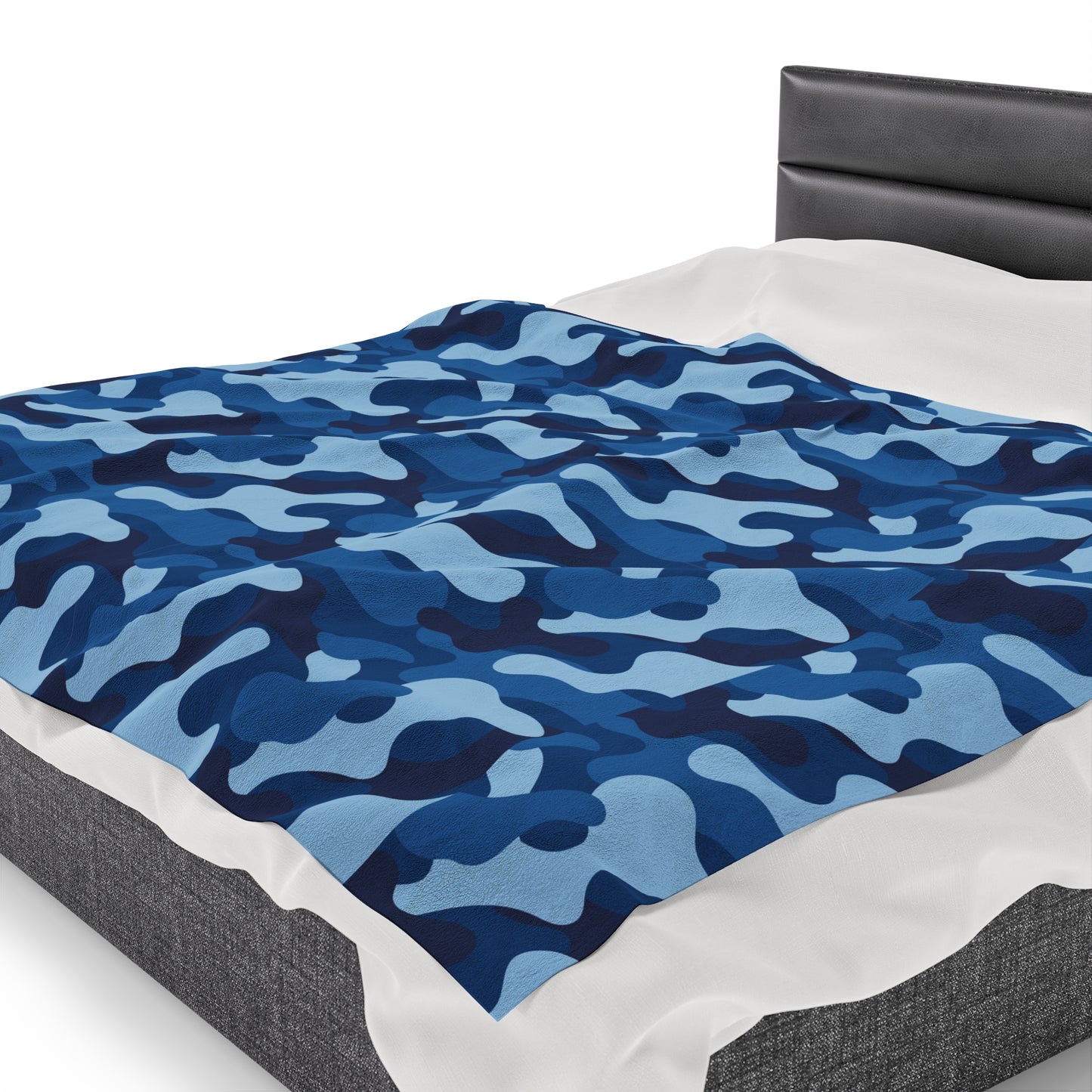 Camouflage Velveteen Plush Blanket | Soft, Rugged, Luxurious and Comforting | Available in Multiple Sizes