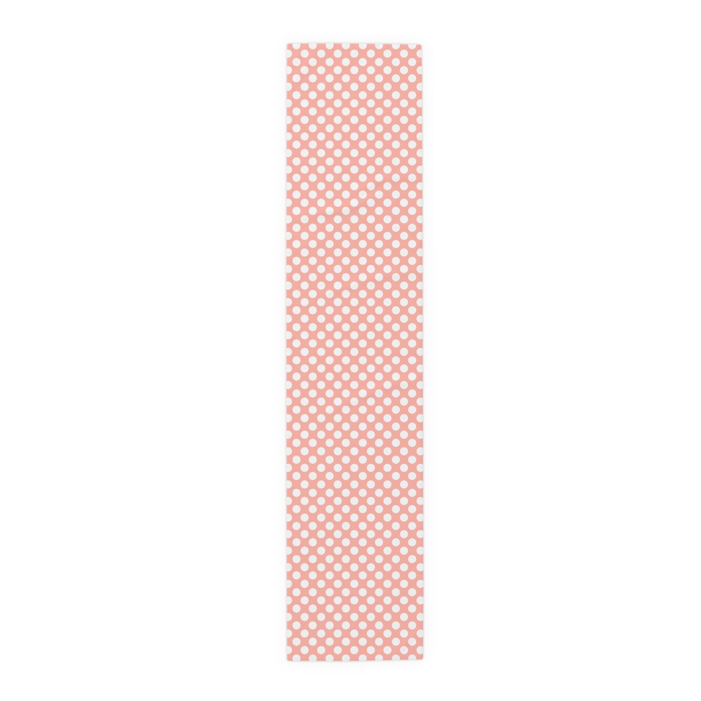 Pastel Polka Dot Table Runner - Soft Elegance, Cotton Twill or Polyester - Perfect for Playful & Light Home Decor