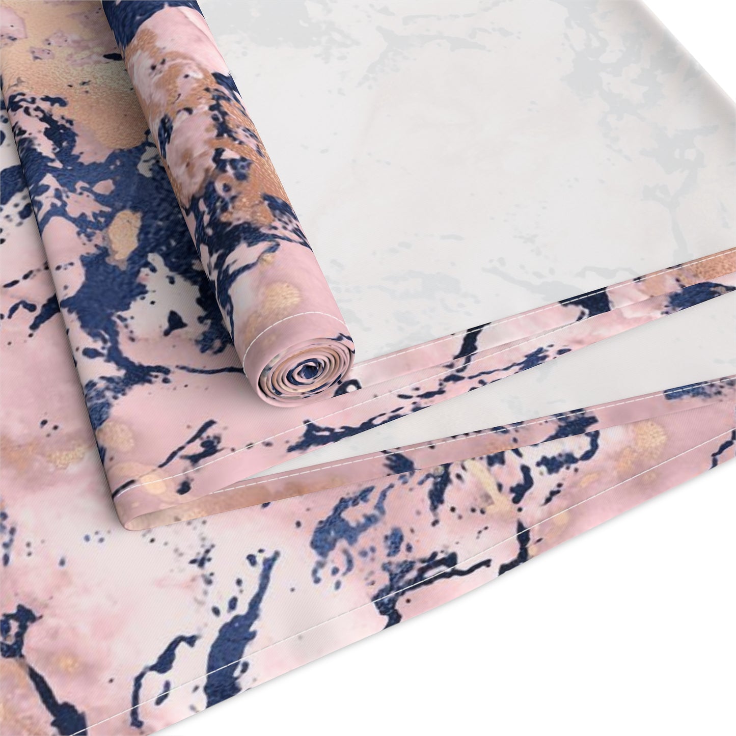 Marble Print Table Runner - Luxurious Elegance, Cotton Twill or Polyester - Perfect for Modern Home Decor