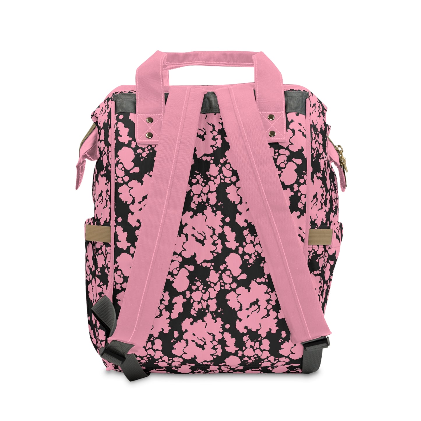 Cowhide Diaper Backpack - Chic & Durable Baby Bag with Genuine Cowhide Patterns, Perfect for Stylish Parents