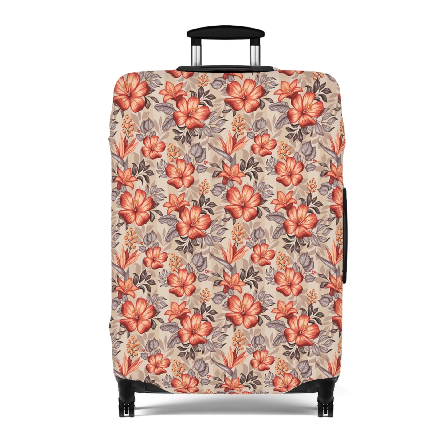 Boho Floral Luggage Cover - Trendy Travel Floral Suitcases Cover