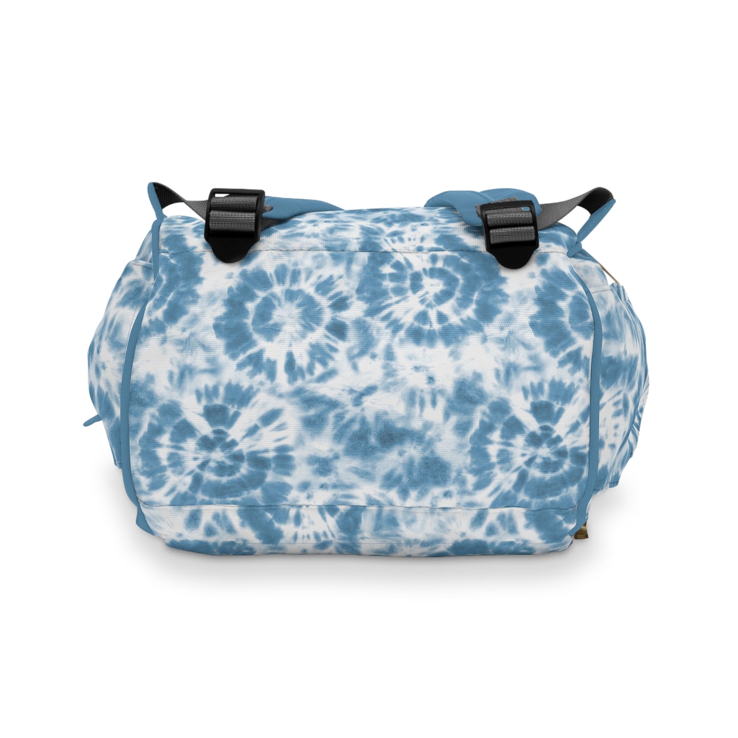 Multifunctional Tie-Dye Diaper Backpack - Lightweight Nylon Baby Bag with Adjustable Straps