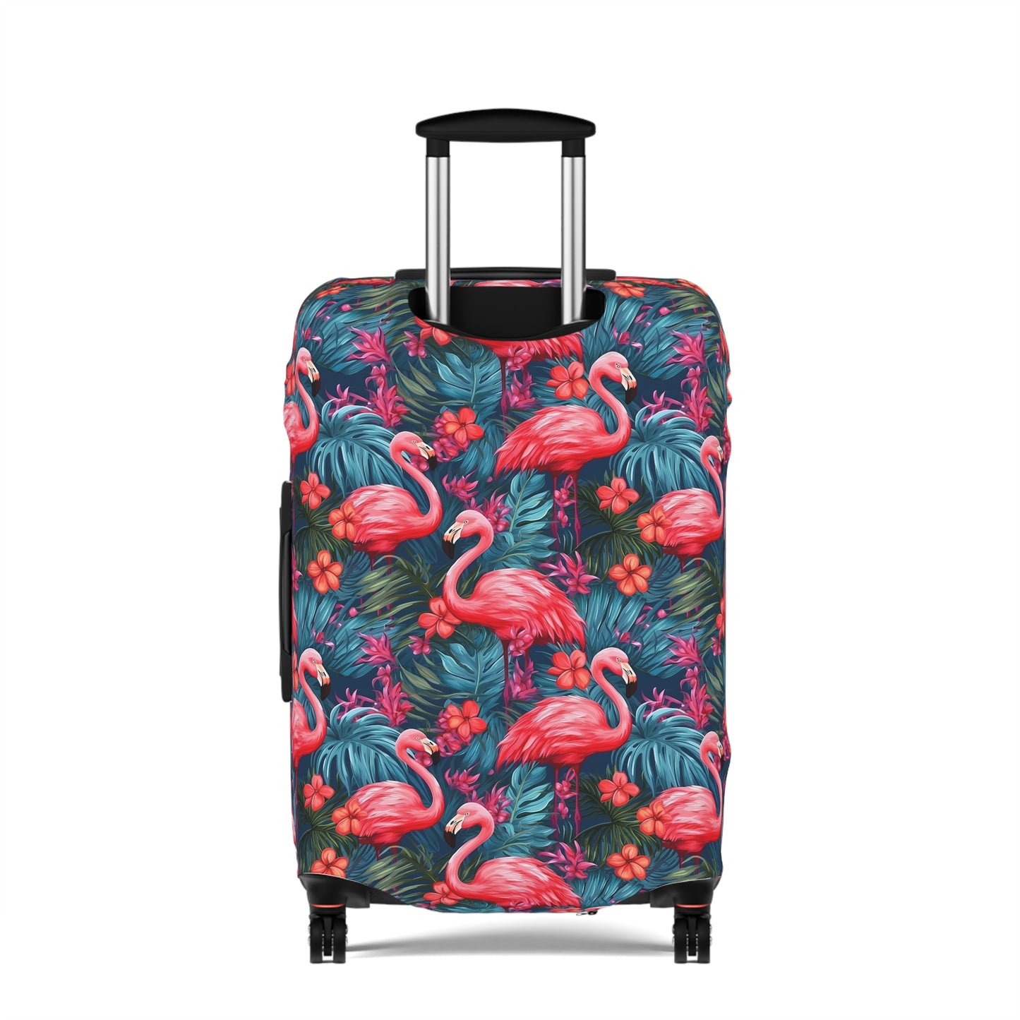 Flamingo Luggage Cover - Tropical Suitcase Protector