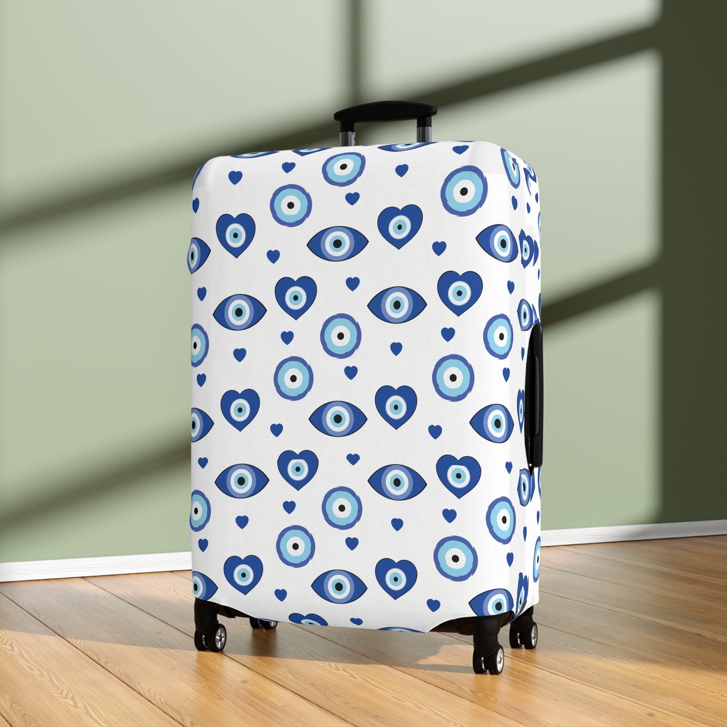 Evil Eye Luggage Cover - Stylish Evil Eye Suitcase Protector