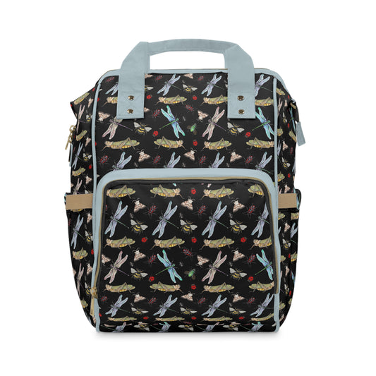 Insect Diaper Backpack - Whimsical Baby Bag with Colorful Insect Patterns, Perfect for Nature-Loving Parents
