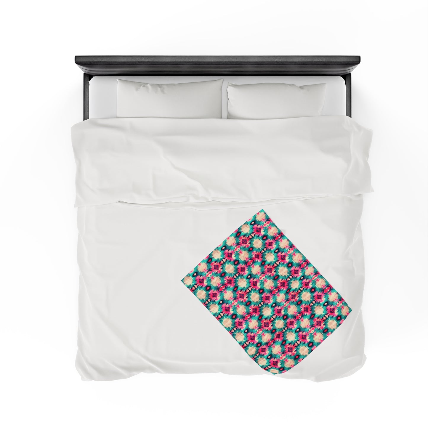 Aztec Velveteen Plush Blanket | Soft, Luxurious, Cultural, and Comforting | Available in Multiple Sizes