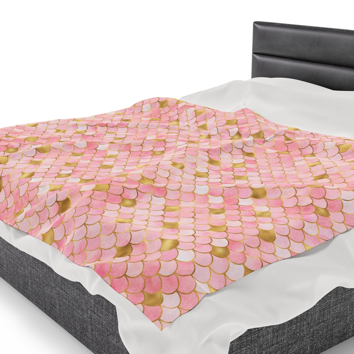 Mermaid Velveteen Plush Blanket | Soft, Mystical, Luxurious and Comforting | Available in Multiple Sizes