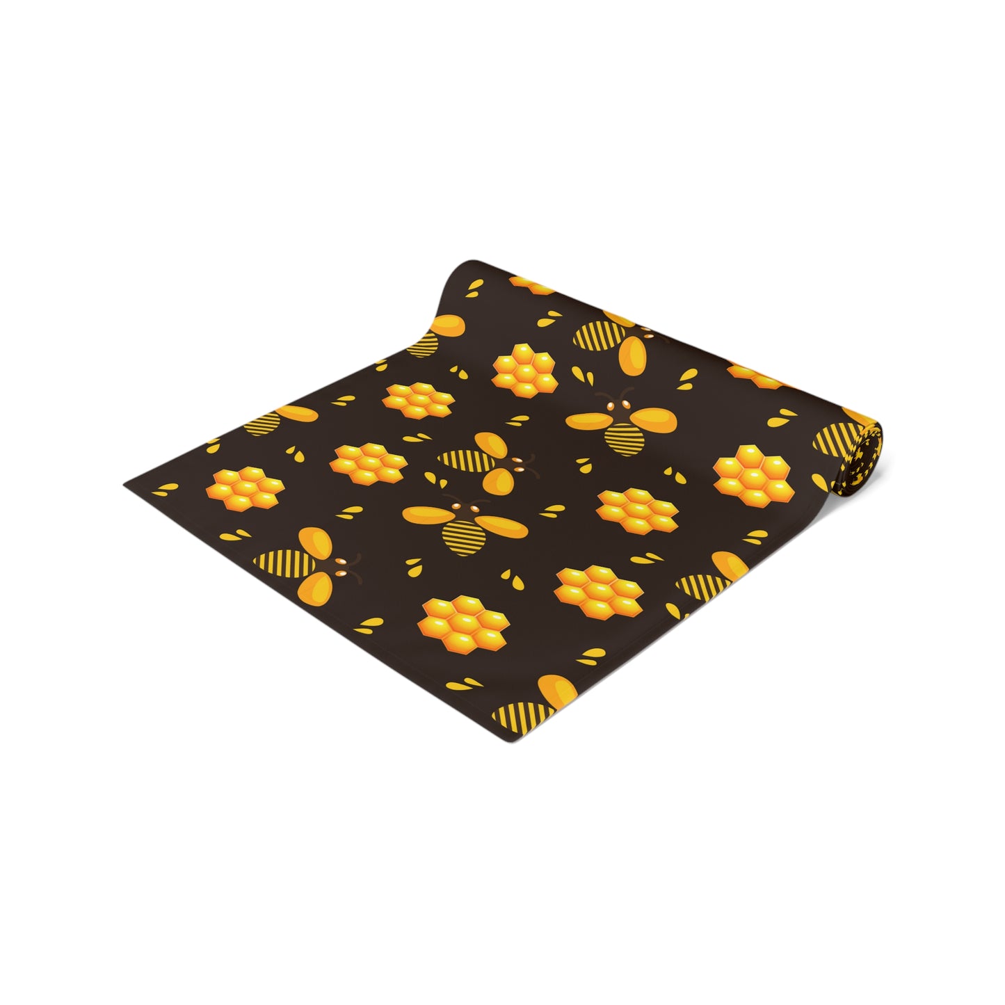 Honey Bee Print Table Runner - Buzzing with Charm - Perfect for Nature Lovers Homes