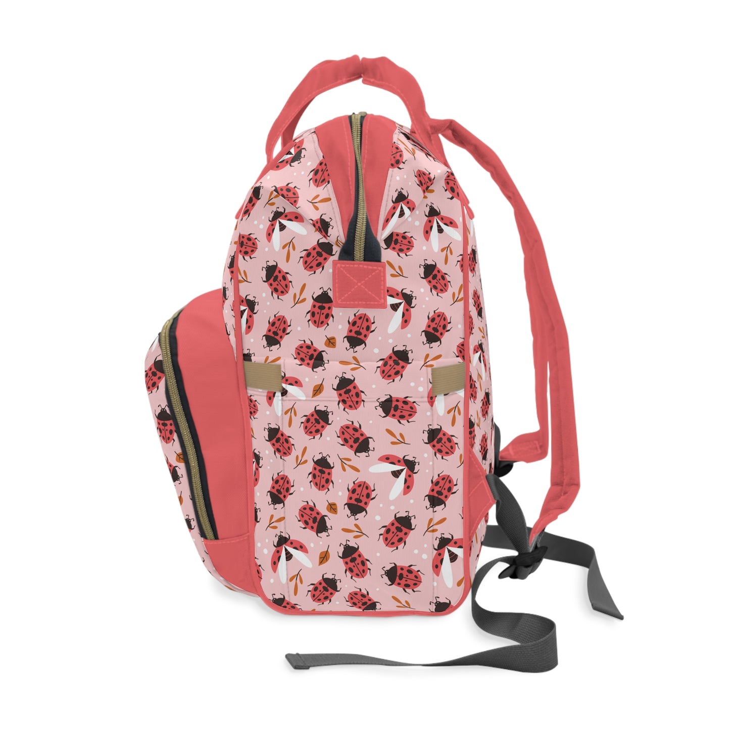 Ladybug Diaper Backpack - Adorable & Practical Baby Bag with Ladybug Patterns