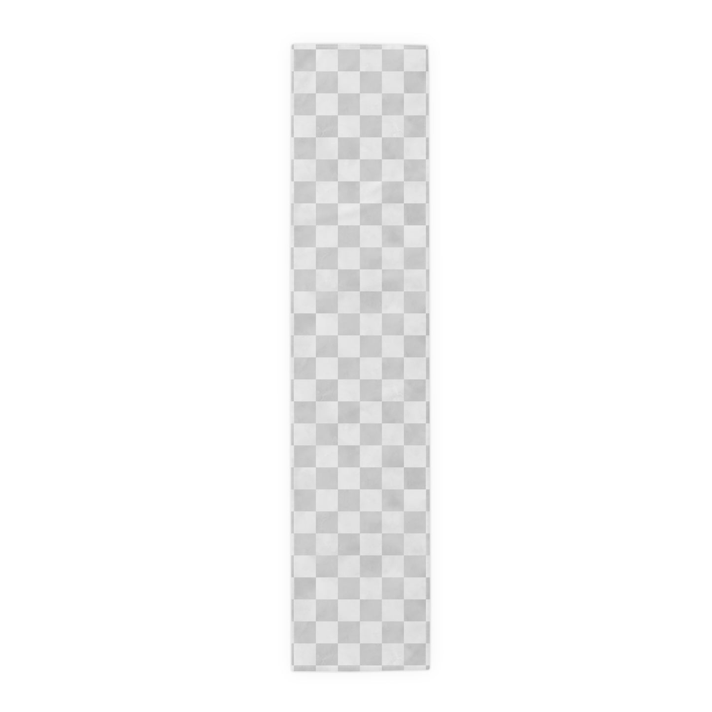 Pastel Checkered Table Runner - Soothing Playfulness, Cotton Twill or Polyester - Perfect for Refreshing & Modern Home Decor