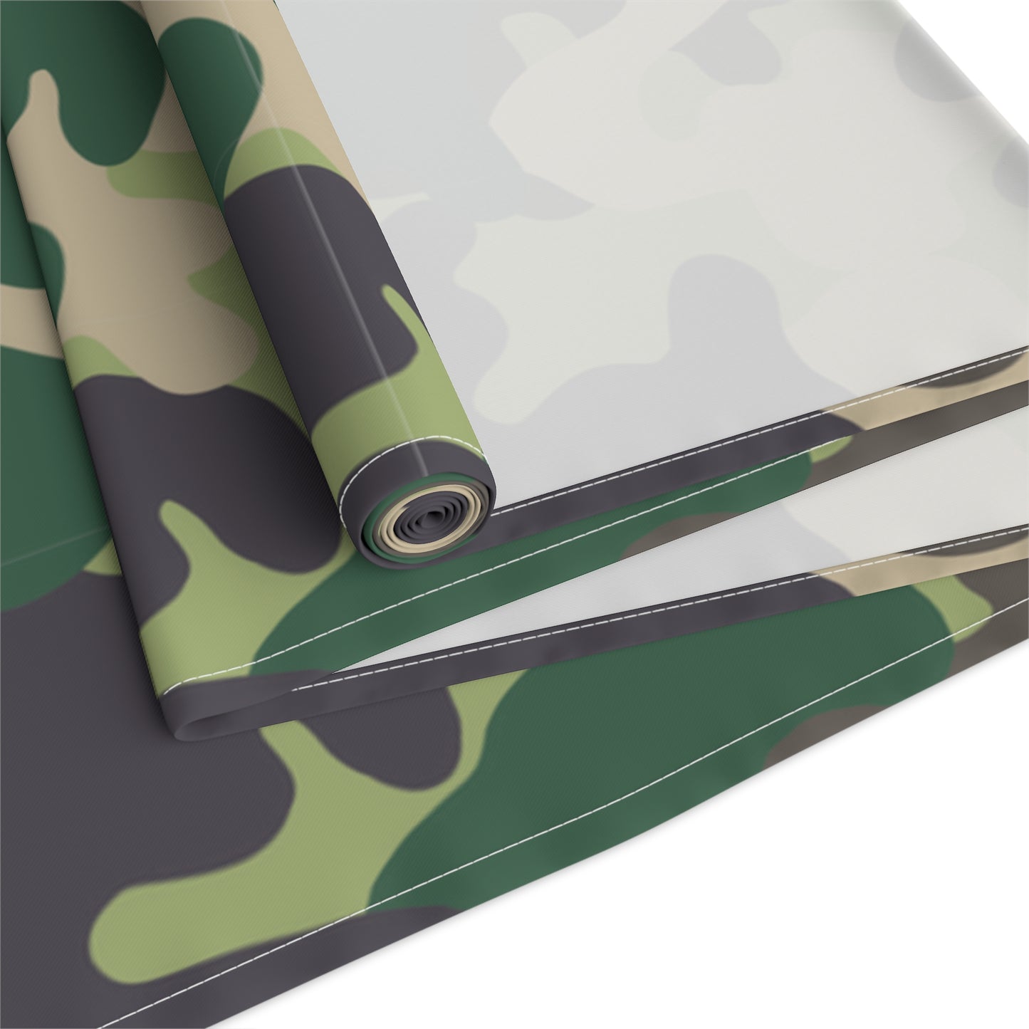 Camouflage Table Runner - Durable Cotton Twill or Polyester - Perfect for Outdoor Enthusiasts & Home Decor