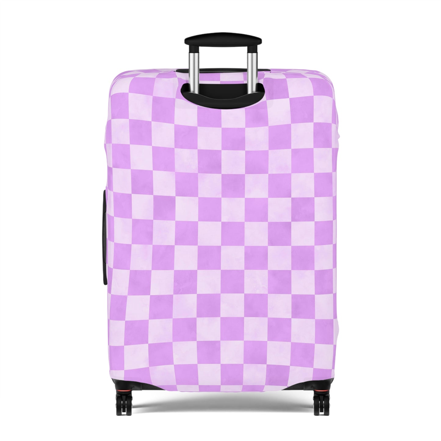 Pastel Checkers Luggage Cover - Checkers Suitcase Cover