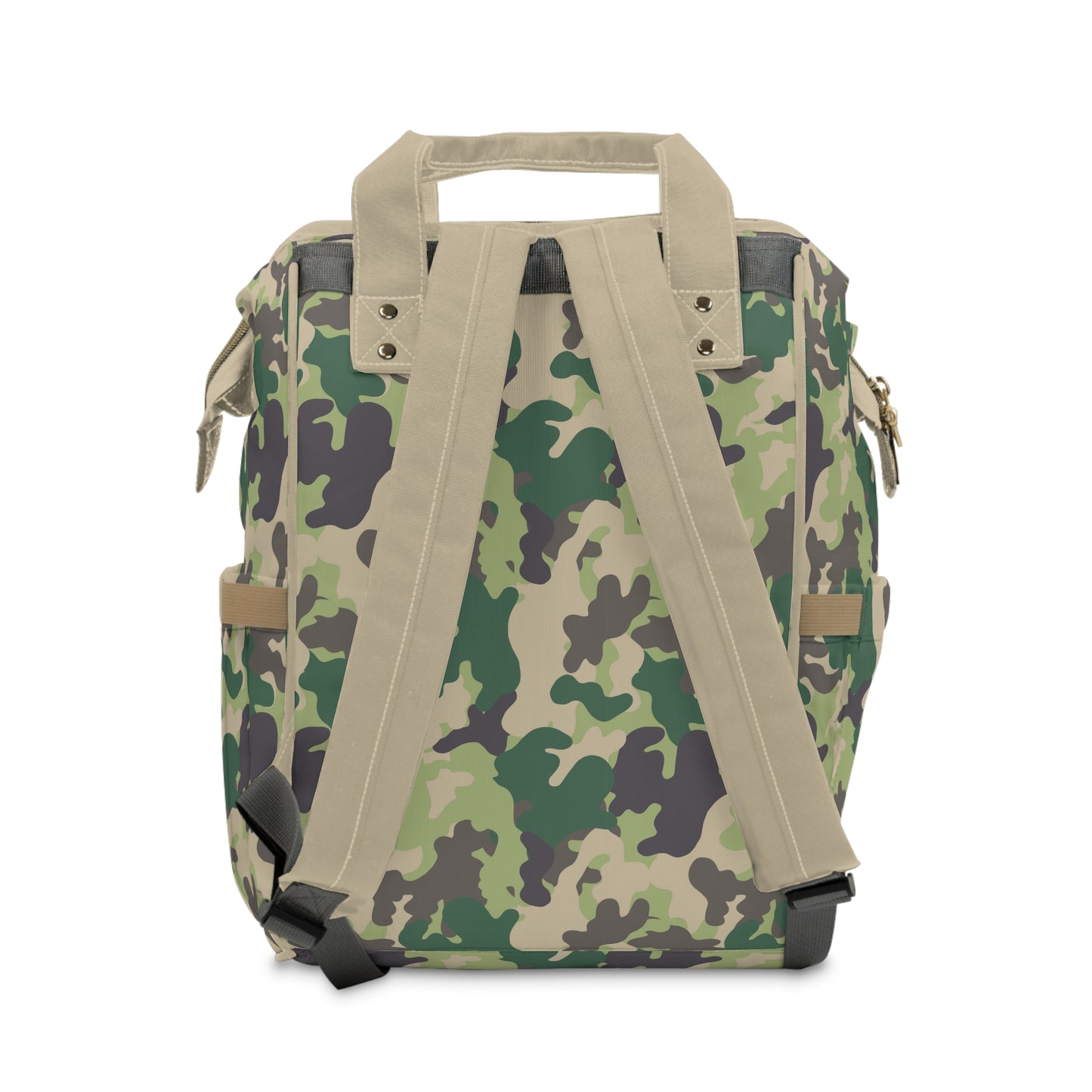 Camouflage Diaper Backpack - Durable Nylon Camo Baby Bag for Outdoorsy Parents, Spacious & Multifunctional Camo Diaper Backpack