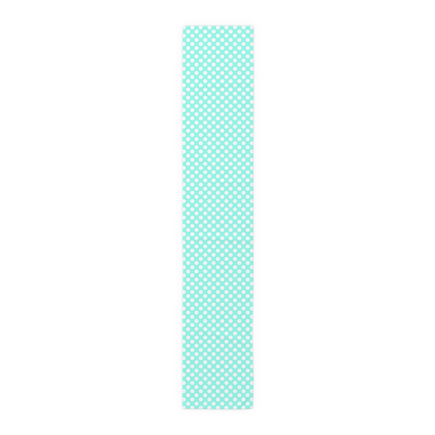 Pastel Polka Dot Table Runner - Soft Elegance, Cotton Twill or Polyester - Perfect for Playful & Light Home Decor