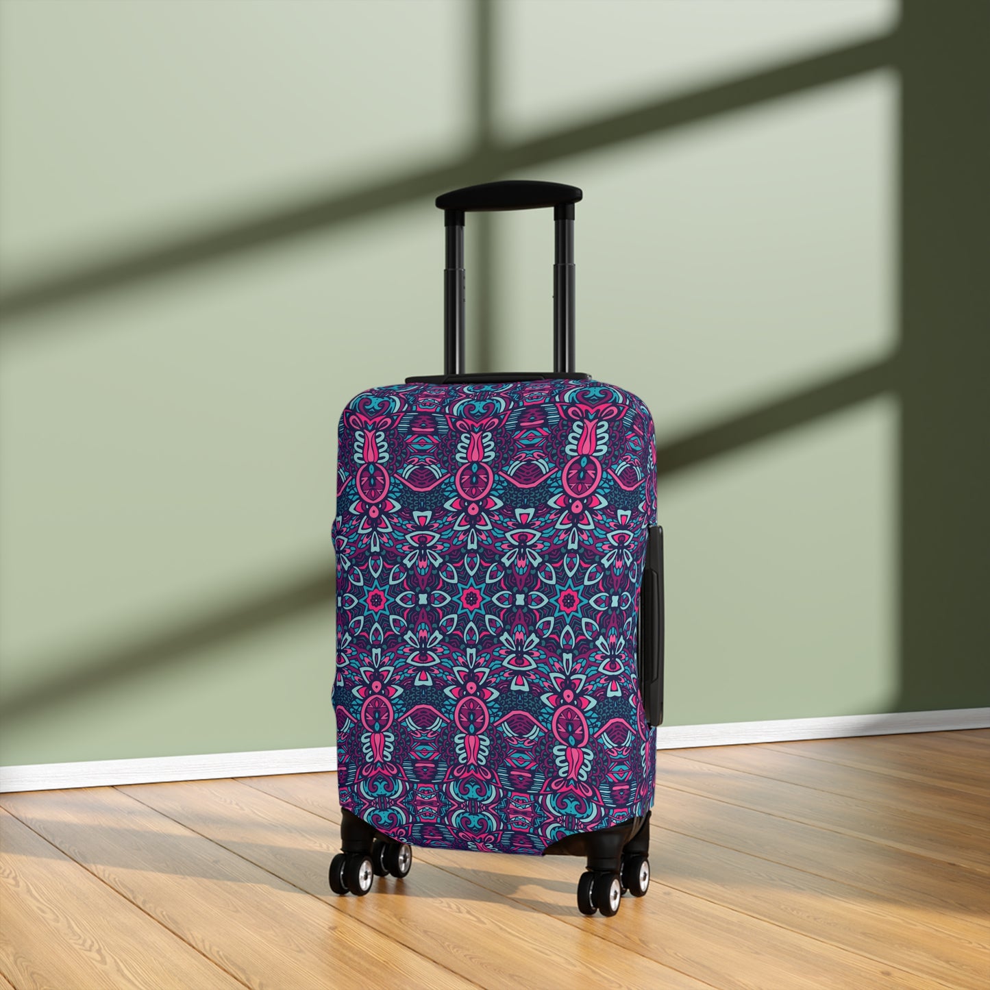 Mandala Luggage Cover - Stylish Mandala Suitcase Protector