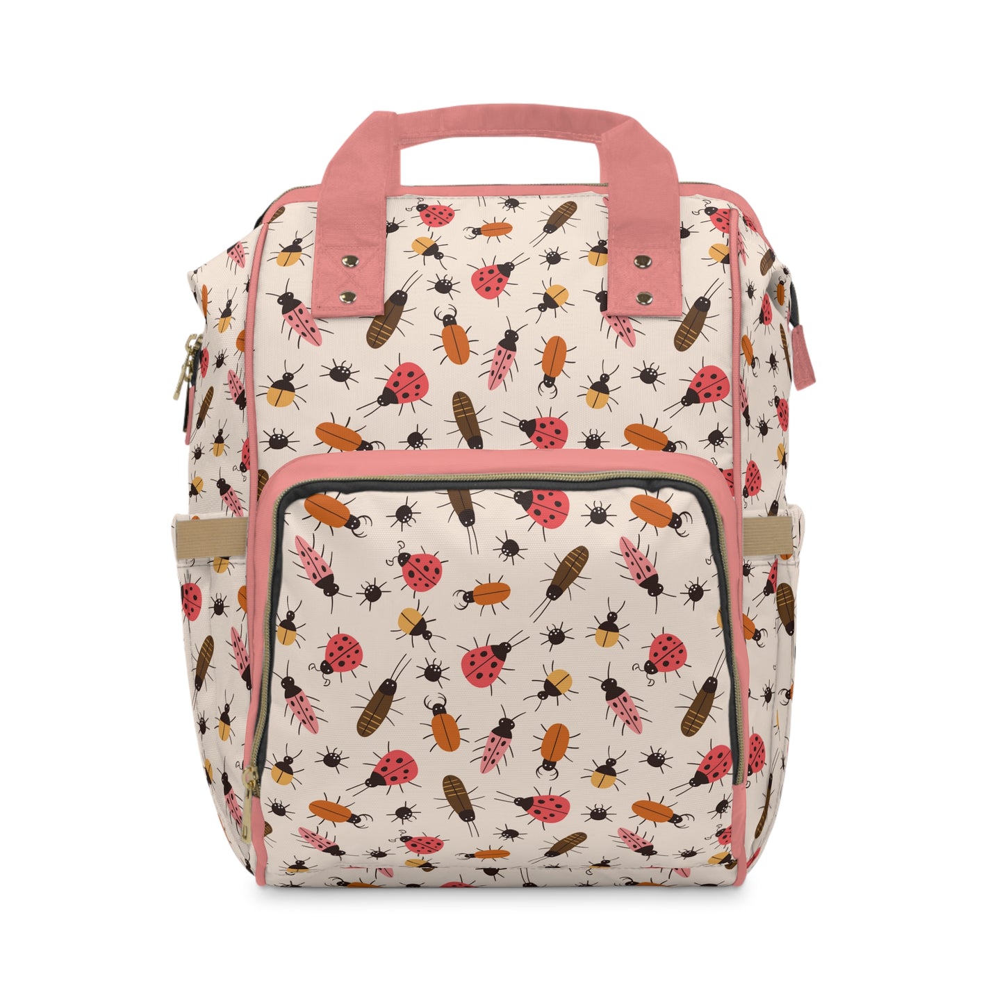 Insect Diaper Backpack - Whimsical Baby Bag with Colorful Insect Patterns, Perfect for Nature-Loving Parents