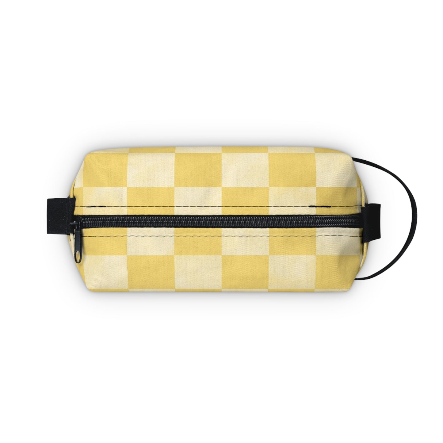 Pastel Checkers Toiletry Bag - Water-Resistant & Chic Cosmetic Organizer - Lightweight Travel Pouch - Elegant Bathroom Accessory